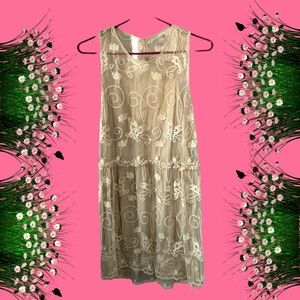 Zara 1920s-style Retro Butterfly Garden Dress